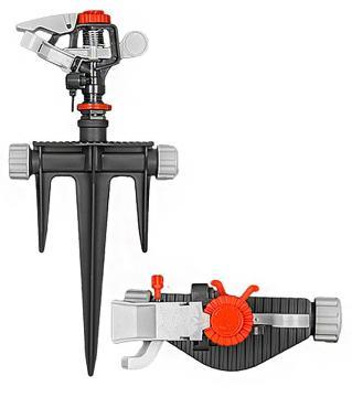 Öntözőfej 4 funkciós, 3 ágú tüskével